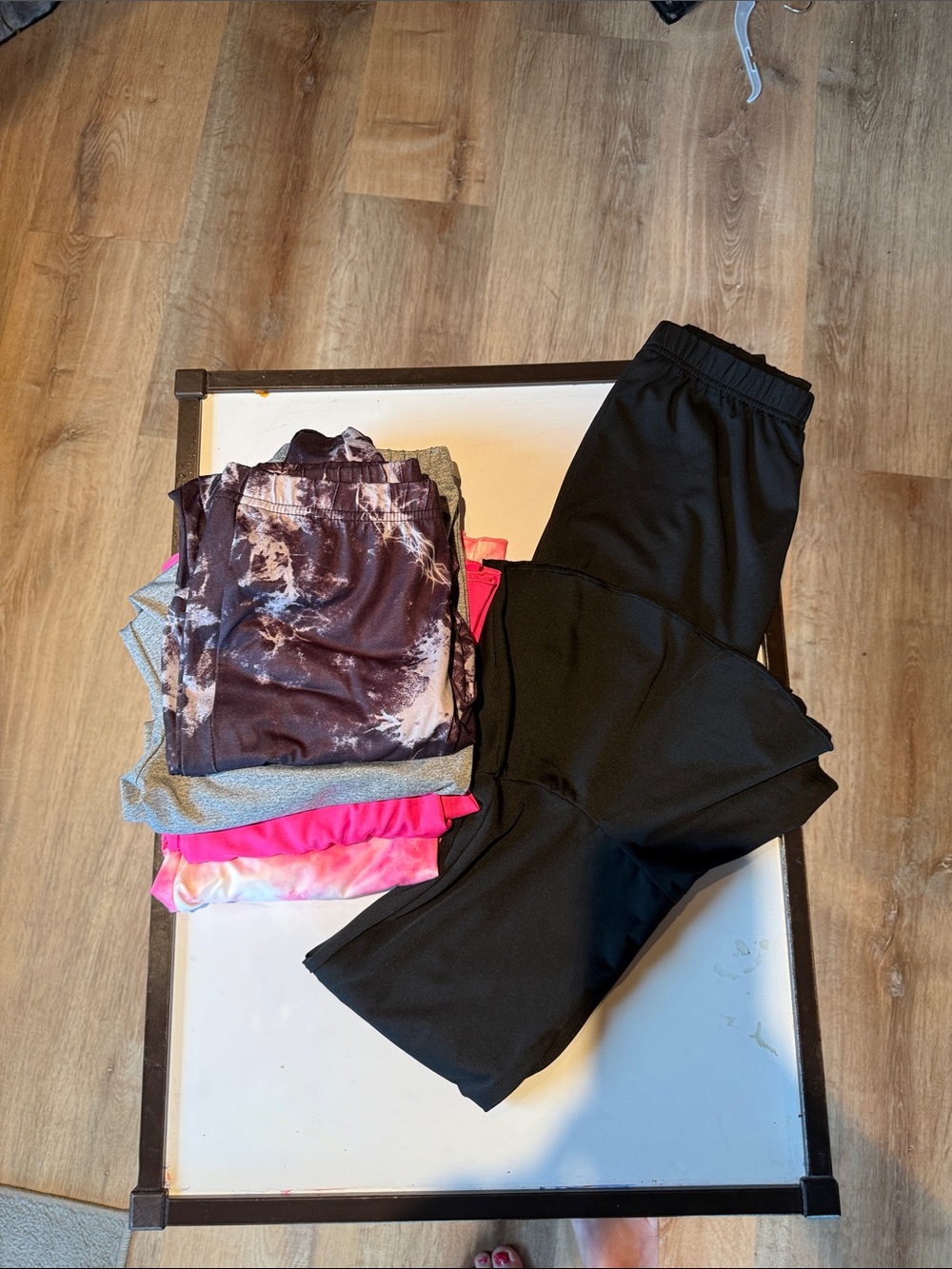 Junior’s Black Pull-On Joggers with Elastic Waist